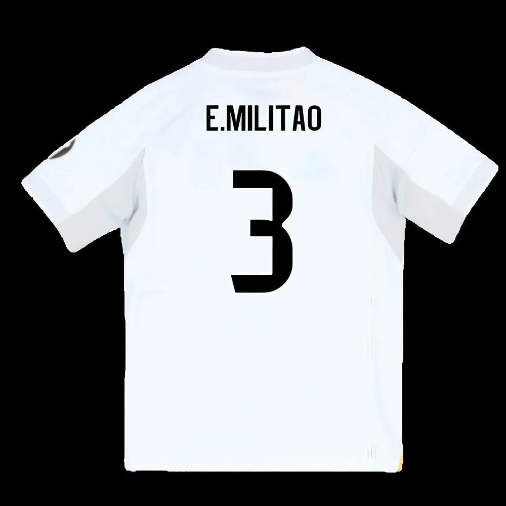 2025-2026 Real Madrid Home Youth Kit (E.Militao 3)_2