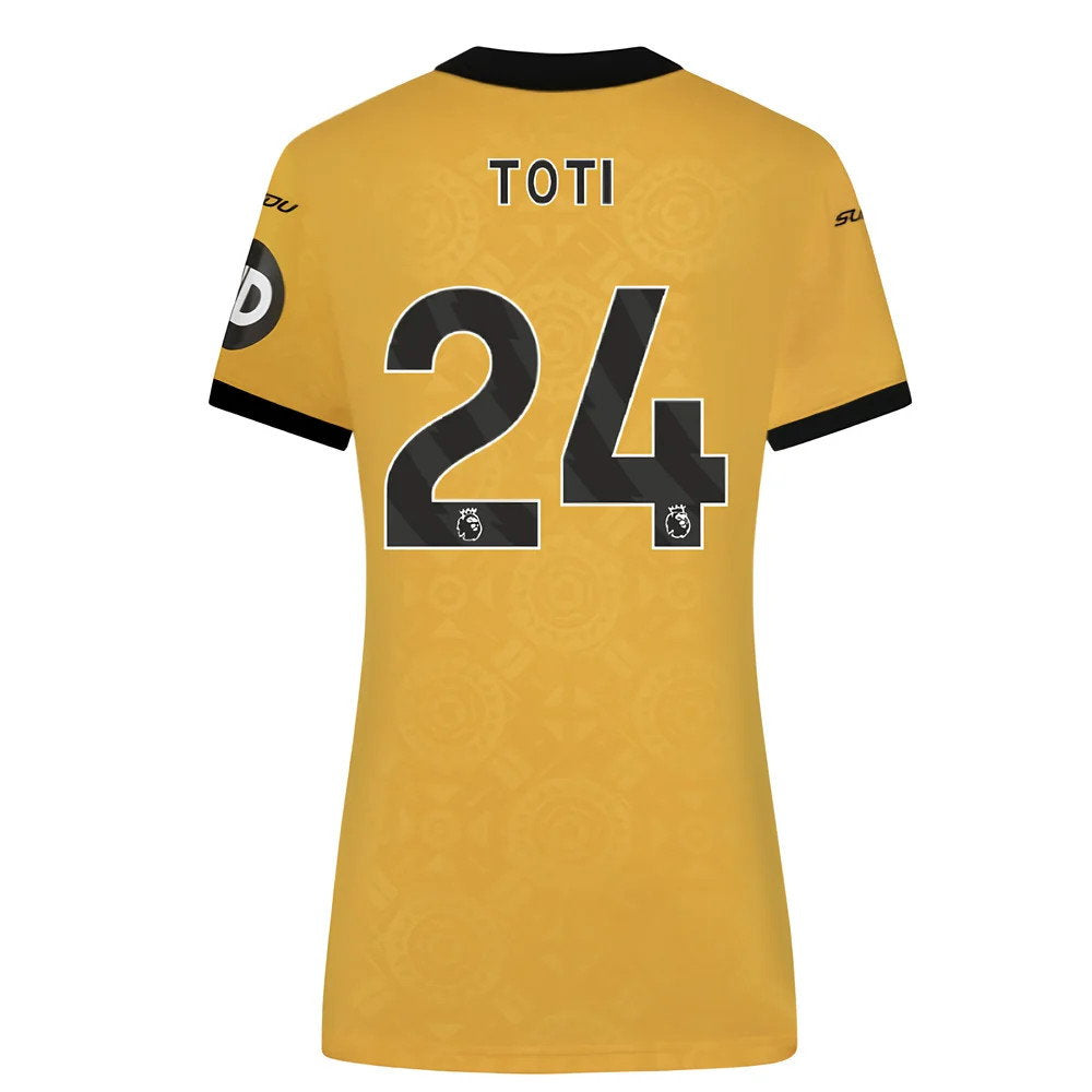 2025-2026 Wolves Home Shirt (Womens) (Toti 24)_0