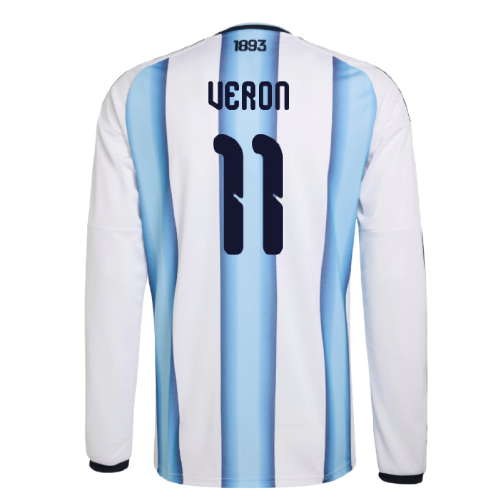 2026-2027 Argentina Long Sleeve Home Shirt (Veron 11)_0