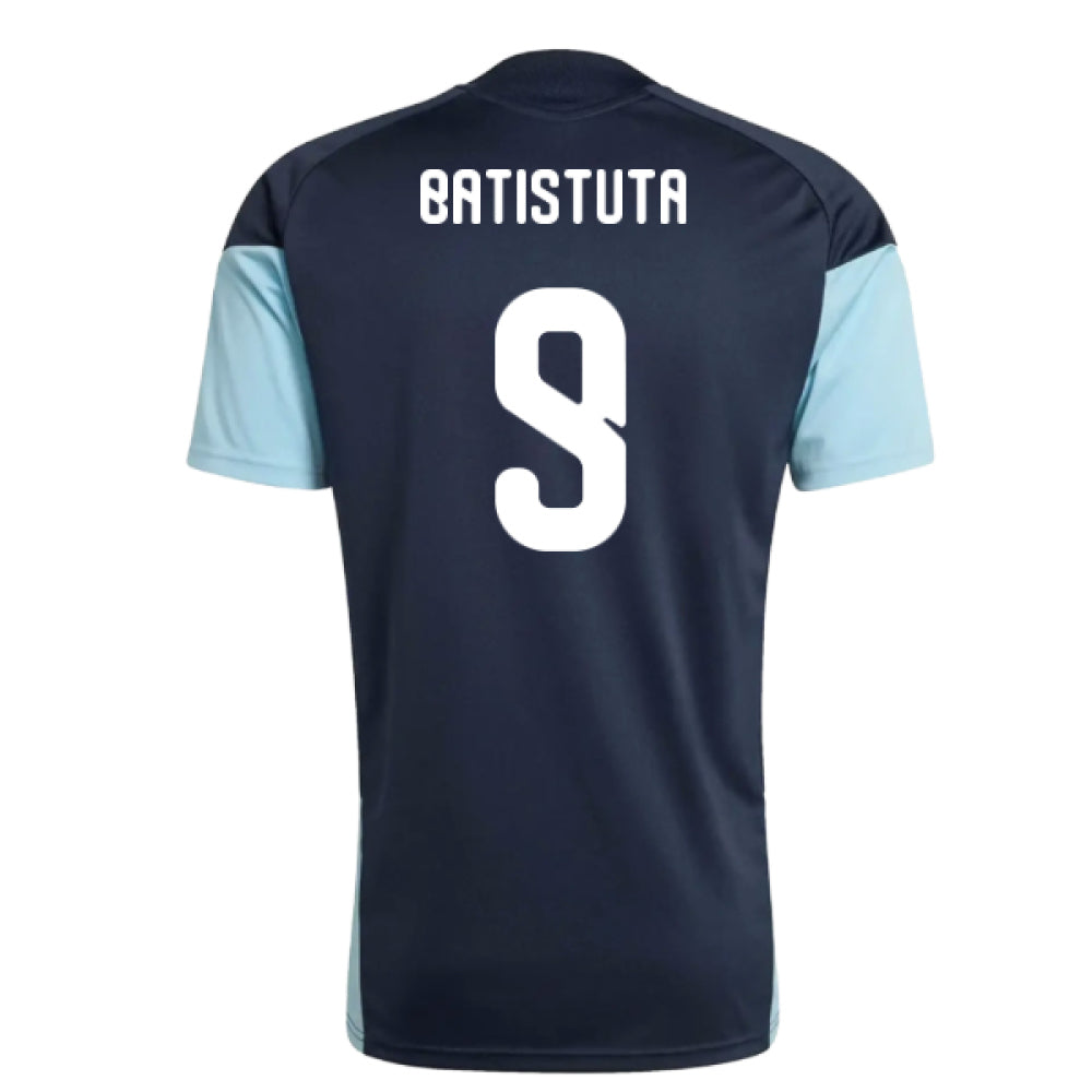 2026-2027 Argentina Training Jersey (Night Navy) (Batistuta 9)_0