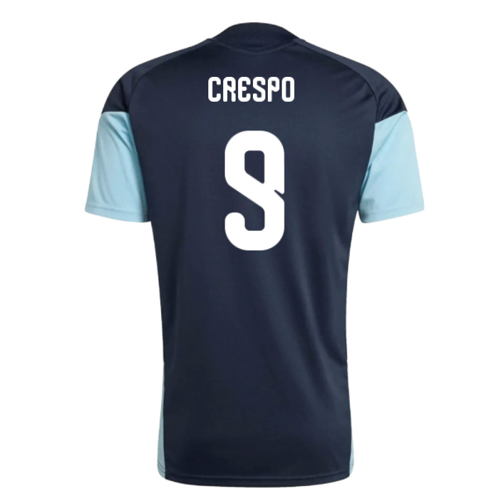 2026-2027 Argentina Training Jersey (Night Navy) (Crespo 9)_0