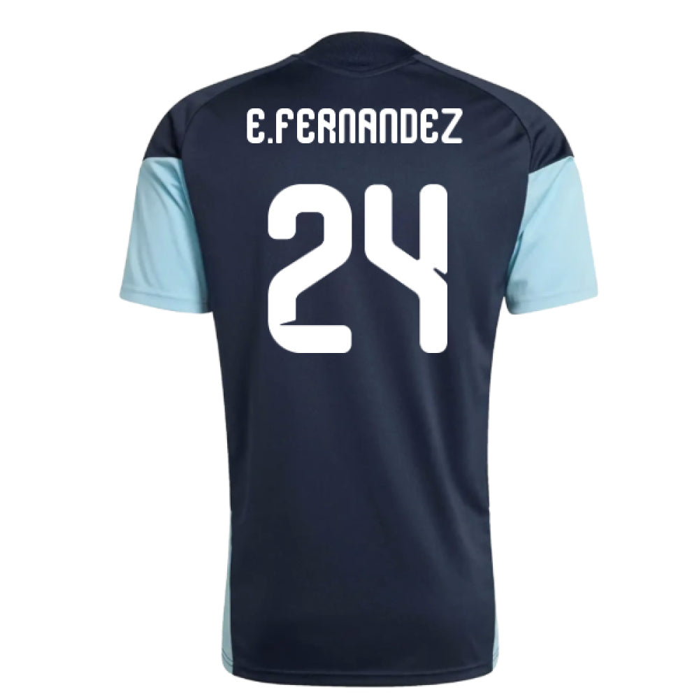 2026-2027 Argentina Training Jersey (Night Navy) (E.Fernandez 24)_0