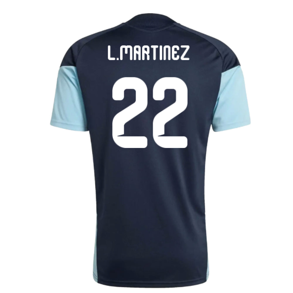 2026-2027 Argentina Training Jersey (Night Navy) (L.Martinez 22)_0
