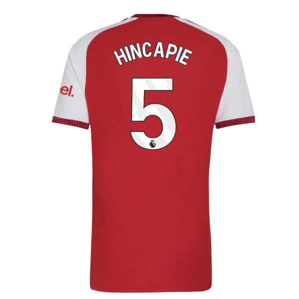 2026-2027 Arsenal Authentic Home Shirt (Hincapie 5)_0