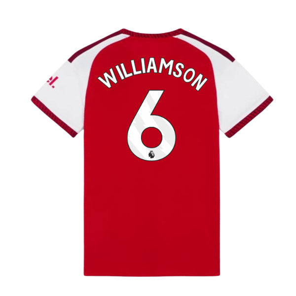 2026-2027 Arsenal Authentic Home Shirt (Womens) (Williamson 6)_0