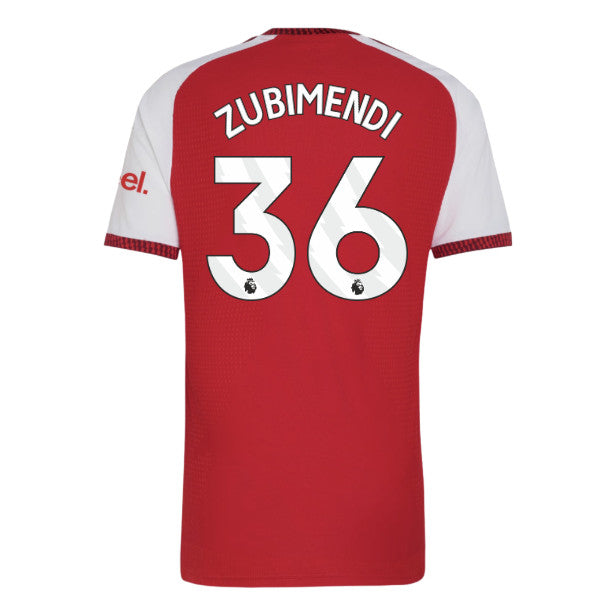2026-2027 Arsenal Authentic Home Shirt (Zubimendi 36)_0