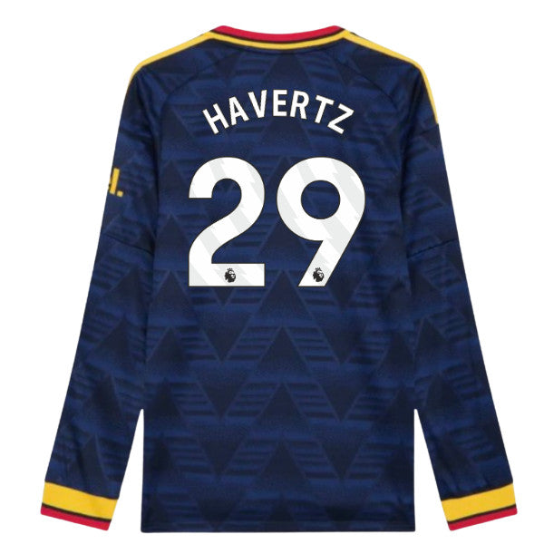 2026-2027 Arsenal Authentic Long Sleeve Away Shirt (Havertz 29)_0