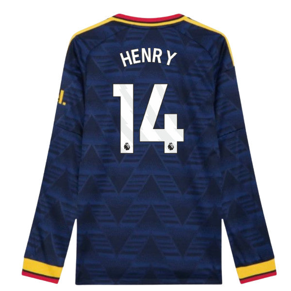2026-2027 Arsenal Authentic Long Sleeve Away Shirt (Henry 14)_0