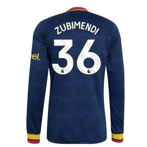 2026-2027 Arsenal Away Long Sleeve Shirt (Zubimendi 36)_0