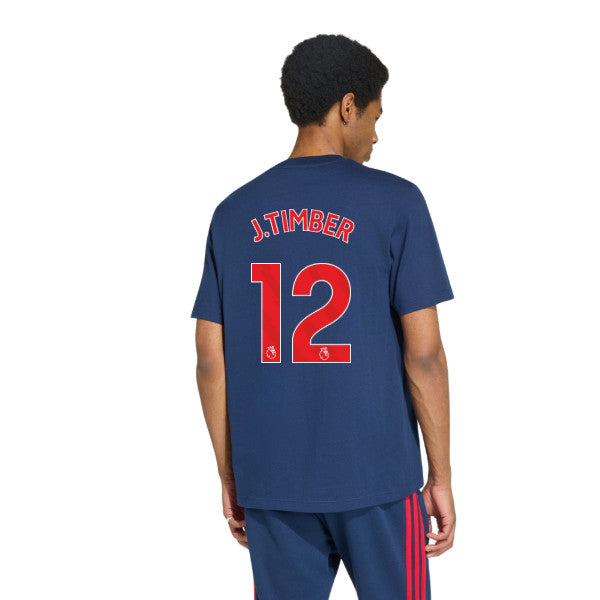 2026-2027 Arsenal DNA Graphic Tee (Navy) (J.Timber 12)_0