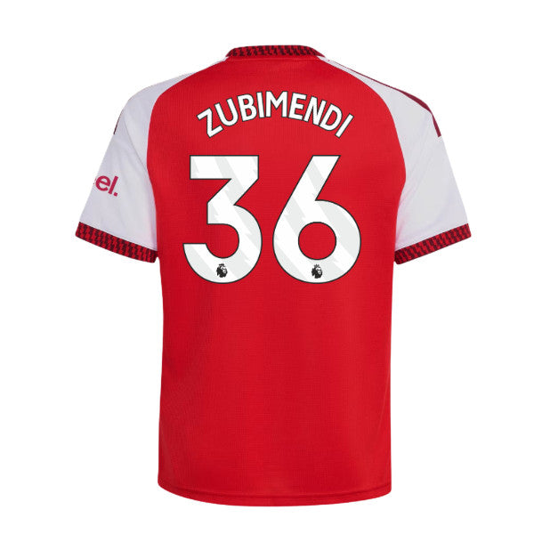 2026-2027 Arsenal Home Shirt (Kids) (Zubimendi 36)_0