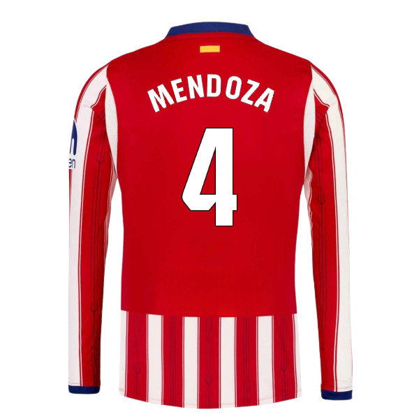 2026-2027 Atletico Madrid Long Sleeve Home Shirt (Mendoza 4)_0