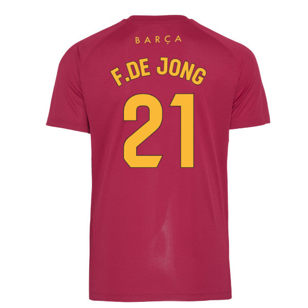 2026-2027 Barcelona Dri-Fit Strike Shirt (Noble Red) (F.De Jong 21)_0