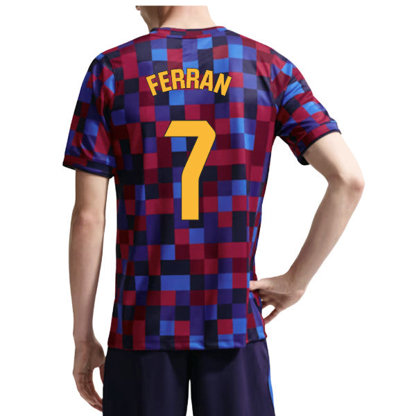 2026-2027 Barcelona Home Pre Match Top (Noble Red/Blue) (Ferran 7)_0