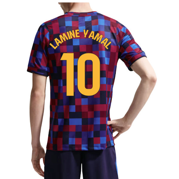 2026-2027 Barcelona Home Pre Match Top (Noble Red/Blue) (Lamine Yamal 10)_0