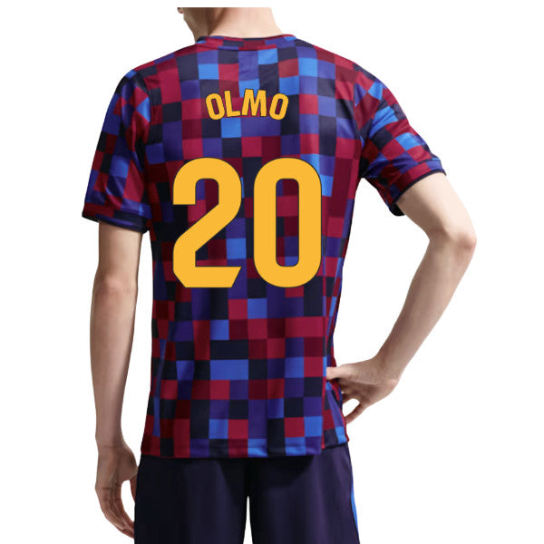 2026-2027 Barcelona Home Pre Match Top (Noble Red/Blue) (Olmo 20)_0