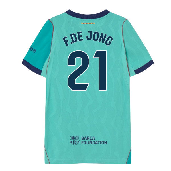 2026-2027 Barcelona Third Shirt (Kids) (F.De Jong 21)_0