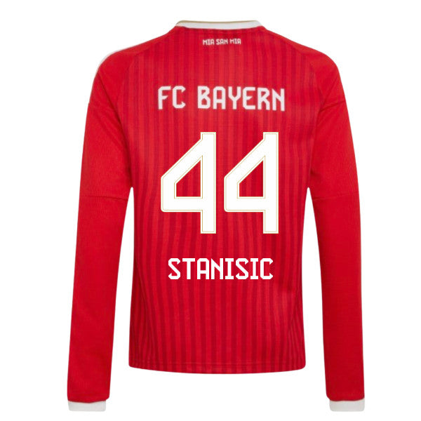2026-2027 Bayern Munich Long Sleeve Home Shirt (Kids) (Stanisic 44)_0