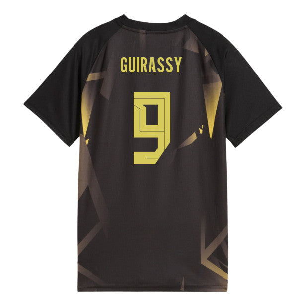 2026-2027 Borussia Dortmund Warm Up Jersey (Black) (Guirassy 9)_0
