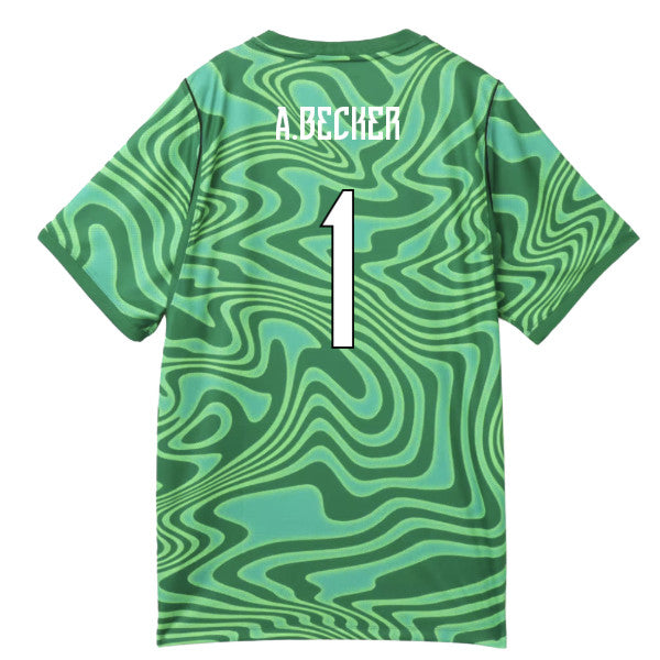 2026-2027 Brazil Goalkeeper Shirt (Green) - Kids (A.Becker 1)_0