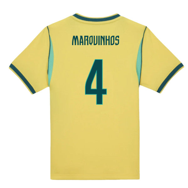 2026-2027 Brazil Home Little Boys Mini Kit (Marquinhos 4)_0