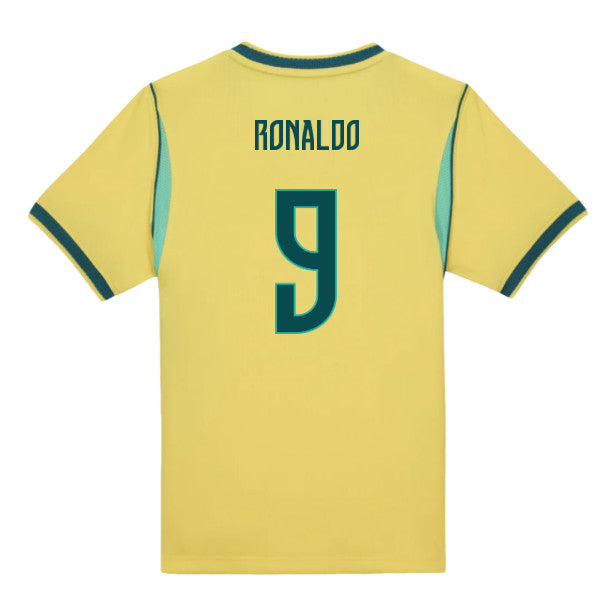 2026-2027 Brazil Home Little Boys Mini Kit (Ronaldo 9)_0