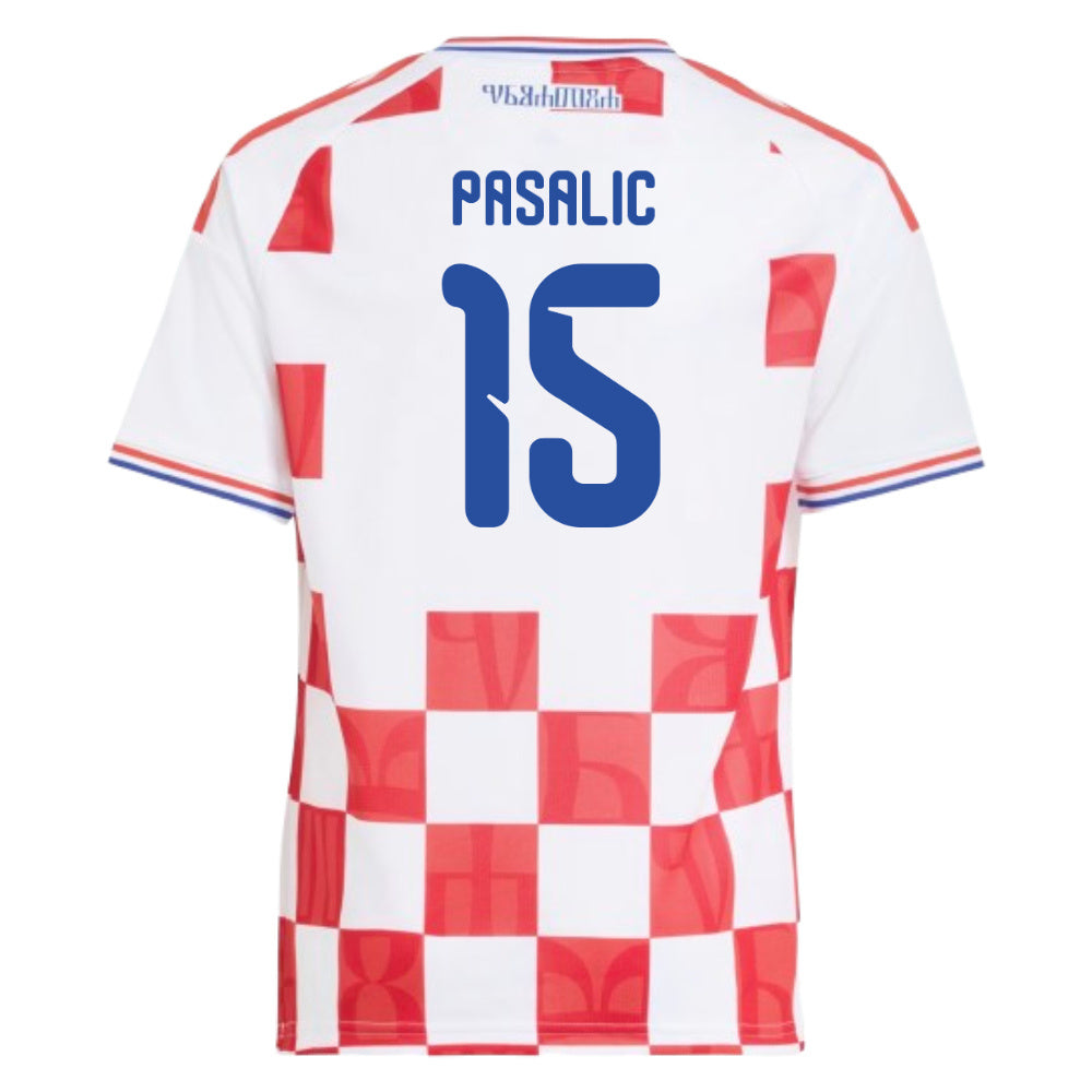 2026-2027 Croatia Adidas Home Shirt (Kids) (Pasalic 15)_0