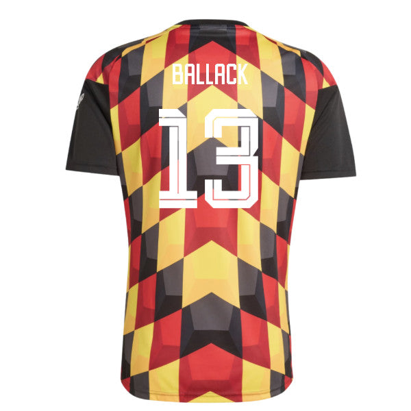 2026-2027 Germany Home Pre-Match Shirt (Black) - Kids (Ballack 13)_0