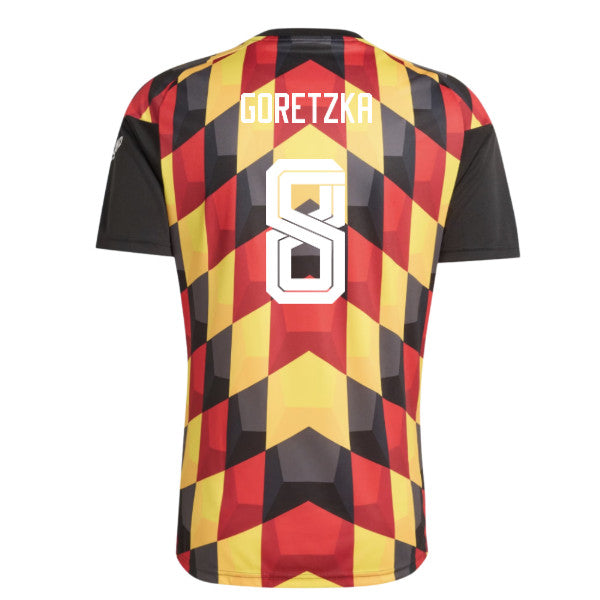 2026-2027 Germany Home Pre-Match Shirt (Black) - Kids (Goretzka 8)_0