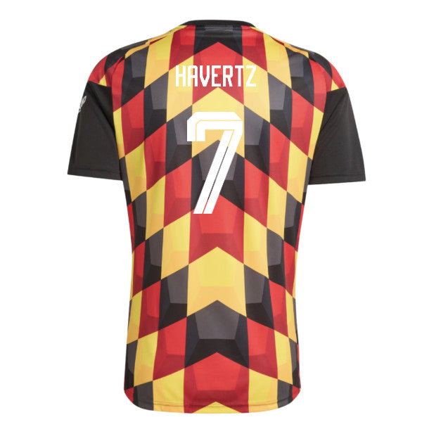 2026-2027 Germany Home Pre-Match Shirt (Black) - Kids (Havertz 7)_0