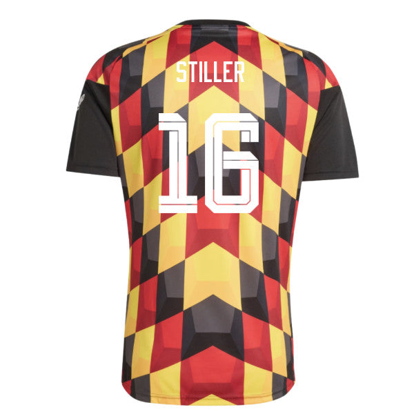2026-2027 Germany Home Pre-Match Shirt (Black) (Stiller 16)_0
