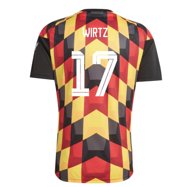 2026-2027 Germany Home Pre-Match Shirt (Black) (Wirtz 17)_0