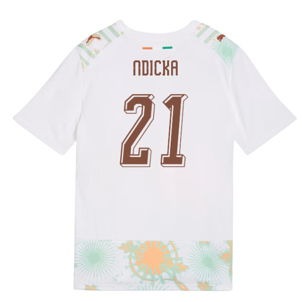 2026-2027 Ivory Coast Away Shirt (Kids) (Ndicka 21)_0