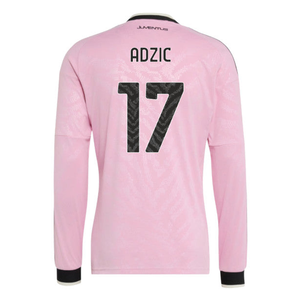 2026-2027 Juventus Long Sleeve Away Shirt (Adzic 17)_0