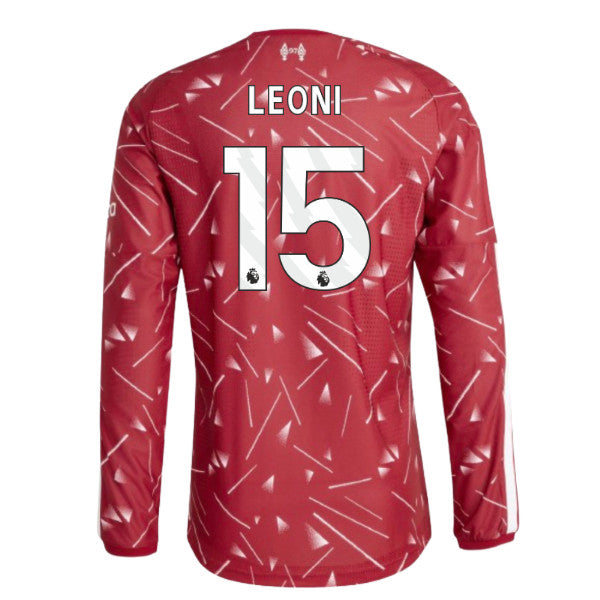 2026-2027 Liverpool Authentic Long Sleeve Home Shirt (Leoni 15)_0