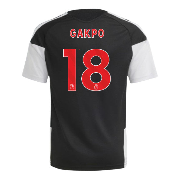 2026-2027 Liverpool Training Jersey (Black) - Kids (Gakpo 18)_0