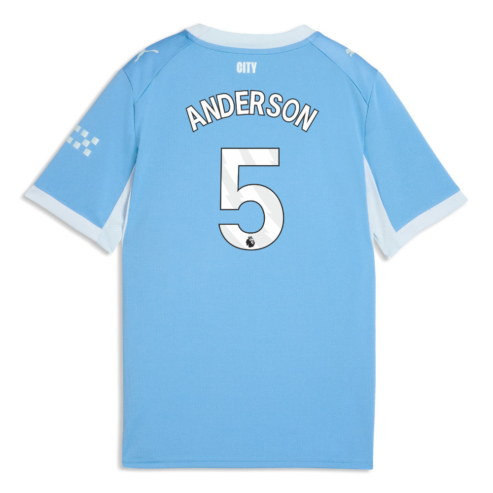 2026-2027 Man City Home Shirt (Kids) (Anderson 5)_0