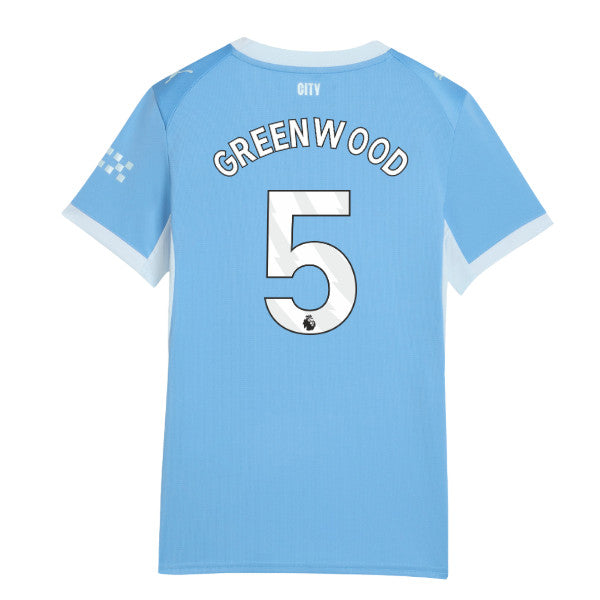 2026-2027 Man City Home Shirt (Womens) (Greenwood 5)_0
