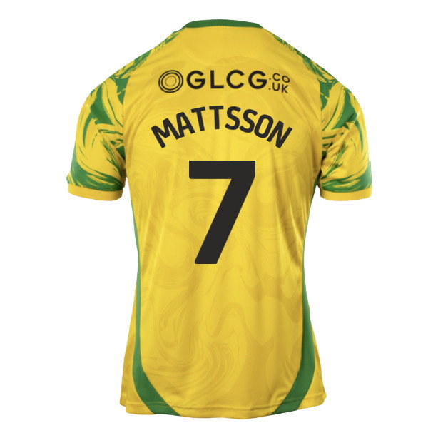 2026-2027 Norwich City Home Shirt (Mattsson 7)_0