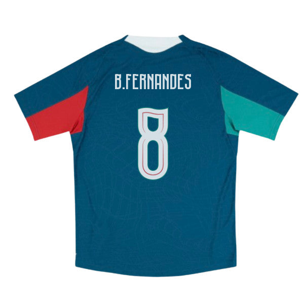 2026-2027 Portugal Training Jersey Pro (Ocean Tropic) (B.Fernandes 8)_0