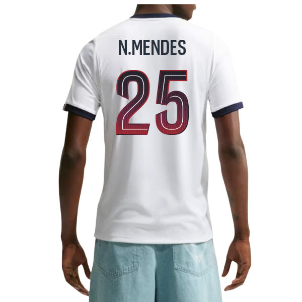 2026-2027 PSG Paris Saint Germain Away Shirt (N.Mendes 25)_0