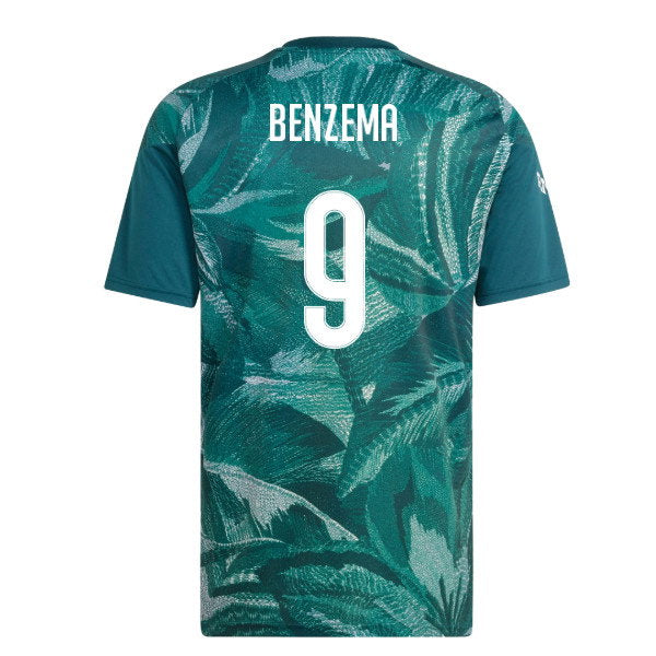 2026-2027 Real Madrid Pre-Match Shirt (Aurora Ivy) (Benzema 9)_0