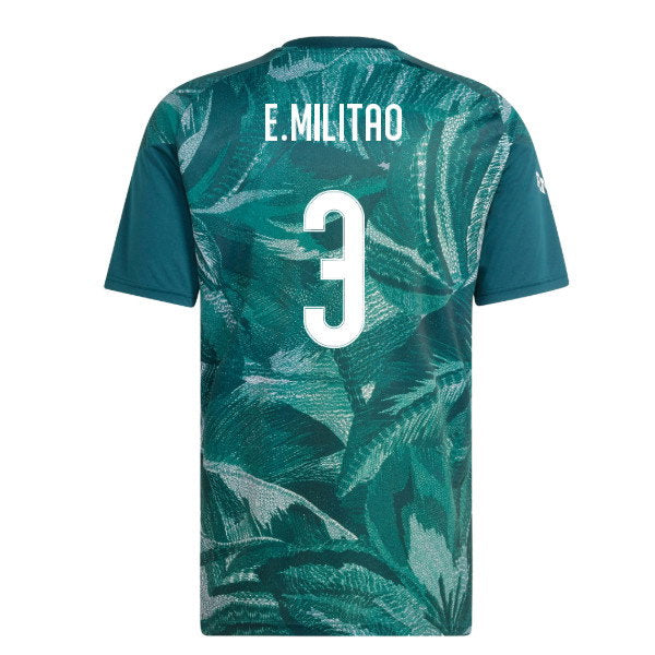 2026-2027 Real Madrid Pre-Match Shirt (Aurora Ivy) (E.Militao 3)_0