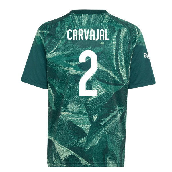 2026-2027 Real Madrid Pre-Match Shirt (Aurora Ivy) - Kids (Carvajal 2)_0
