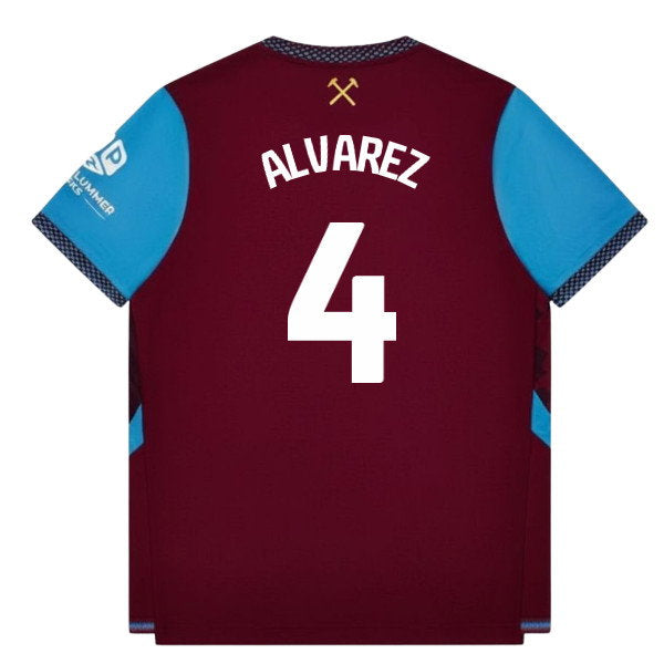 2026-2027 West Ham Authentic Home Shirt (Alvarez 4)_0