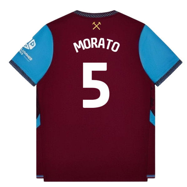 2026-2027 West Ham Authentic Home Shirt (Morato 5)_0
