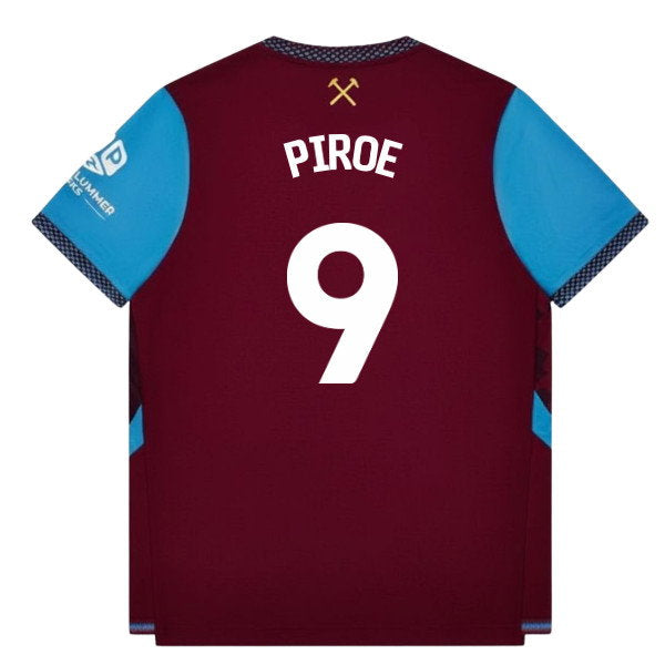 2026-2027 West Ham Authentic Home Shirt (Piroe 9)_0
