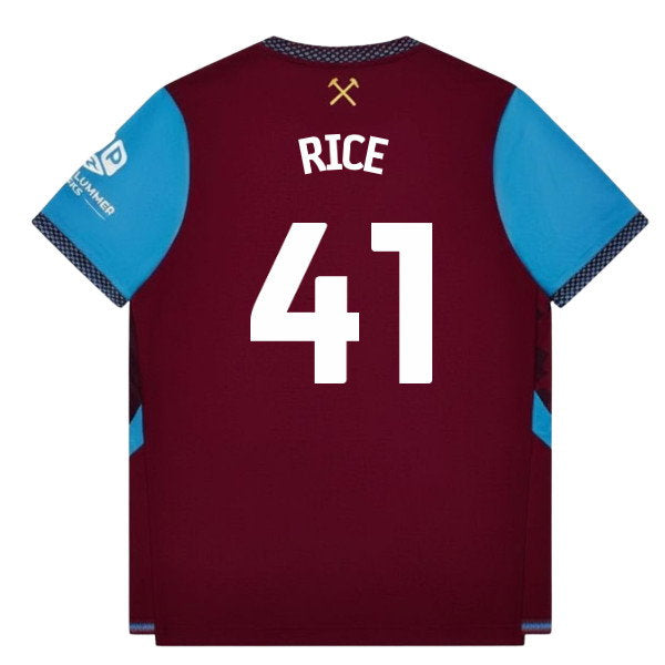 2026-2027 West Ham Authentic Home Shirt (Rice 41)_0