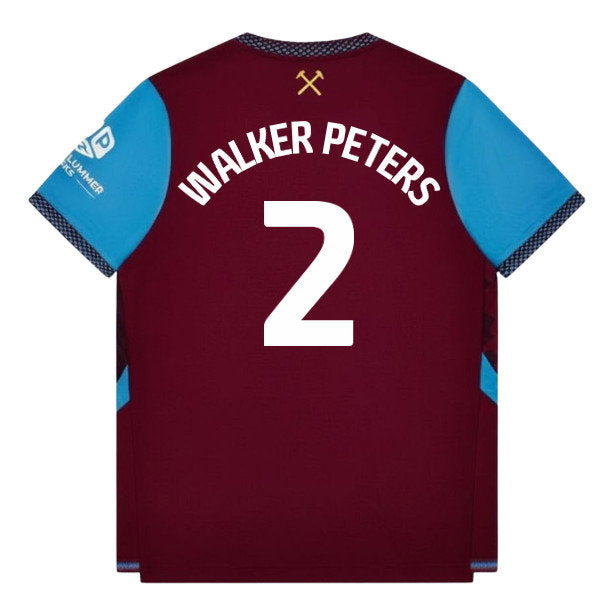 2026-2027 West Ham Authentic Home Shirt (Walker Peters 2)_0