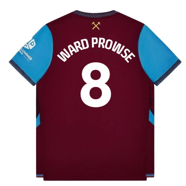2026-2027 West Ham Authentic Home Shirt (Ward Prowse 8)_0